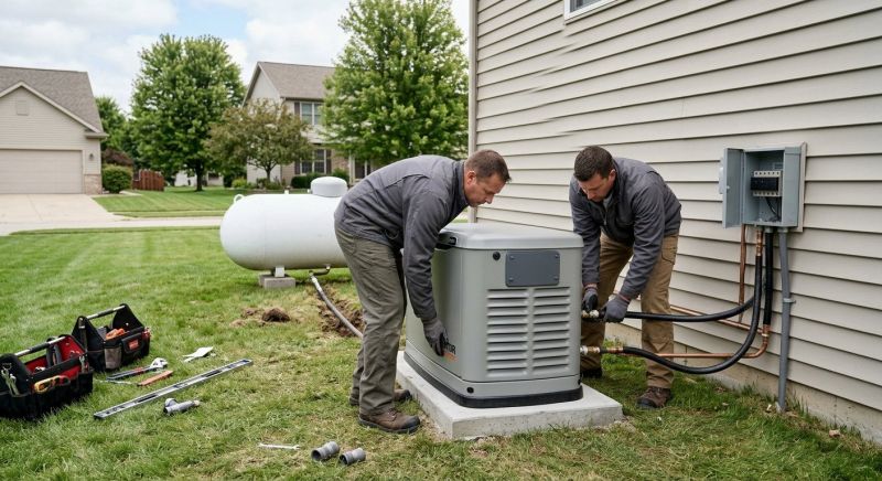Gas Generator Installation in Littleton, CO